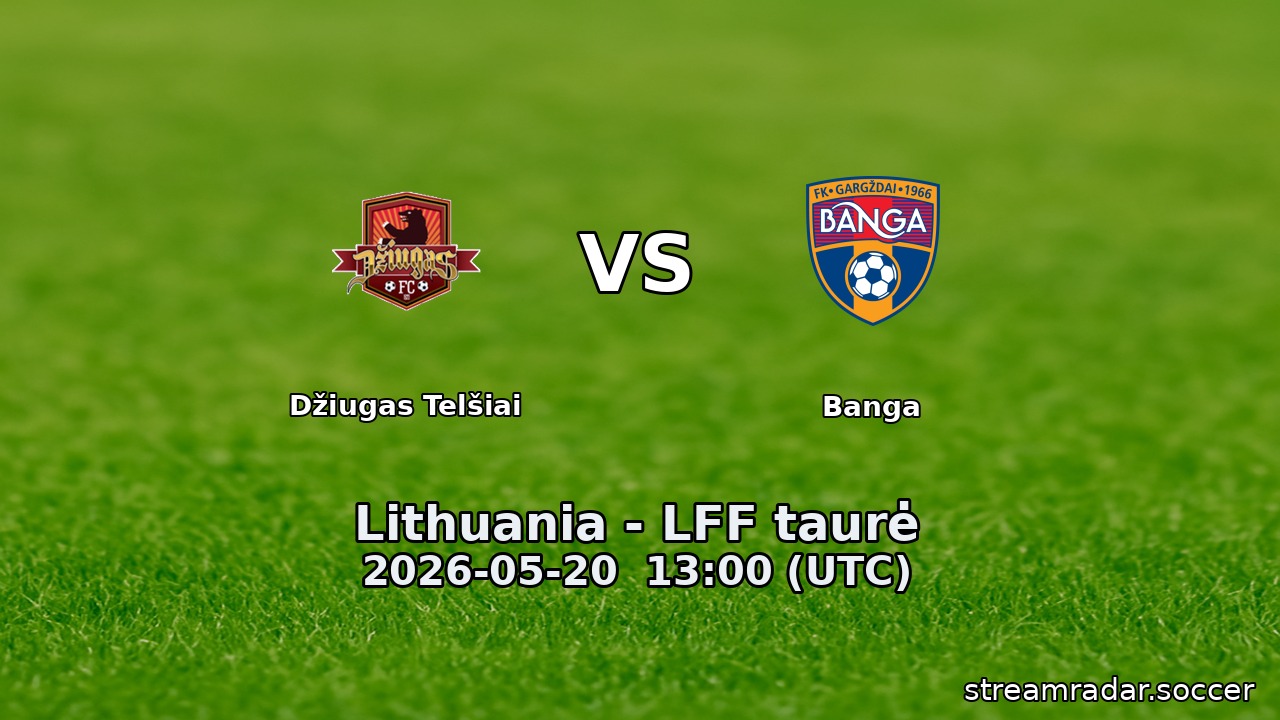 Džiugas Telšiai vs Banga