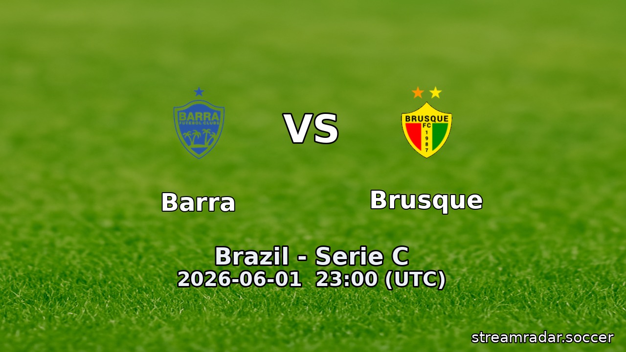 Barra vs Brusque