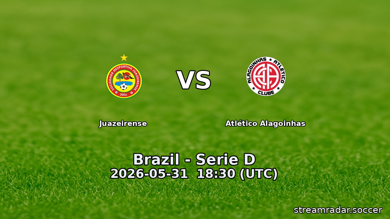 Juazeirense vs Atlético Alagoinhas