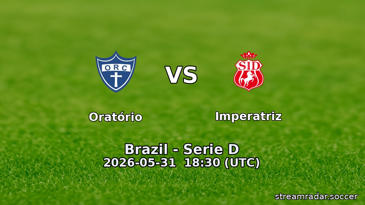 Oratório vs Imperatriz