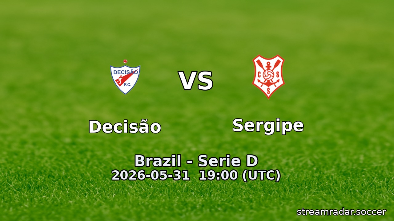 Decisão vs Sergipe