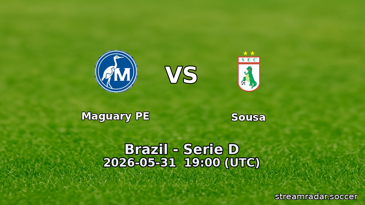 Maguary PE vs Sousa