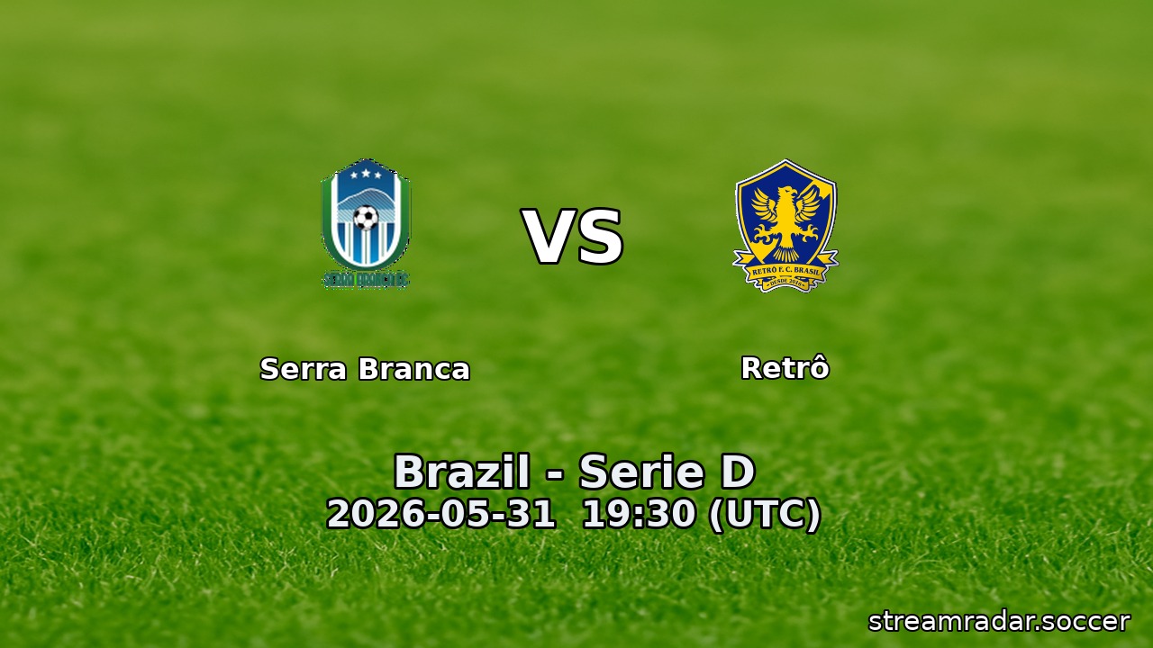 Serra Branca vs Retrô