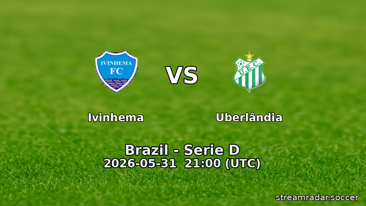 Ivinhema vs Uberlândia
