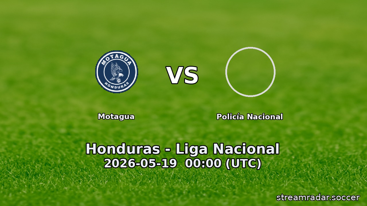 Motagua vs Policía Nacional
