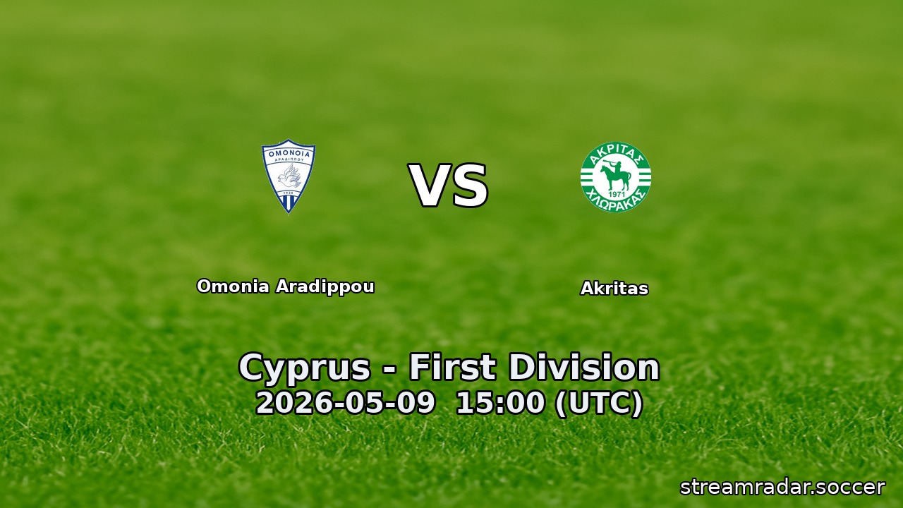 Omonia Aradippou vs Akritas
