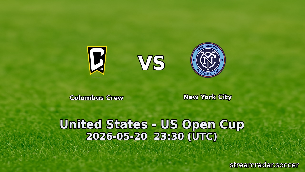 Columbus Crew vs New York City