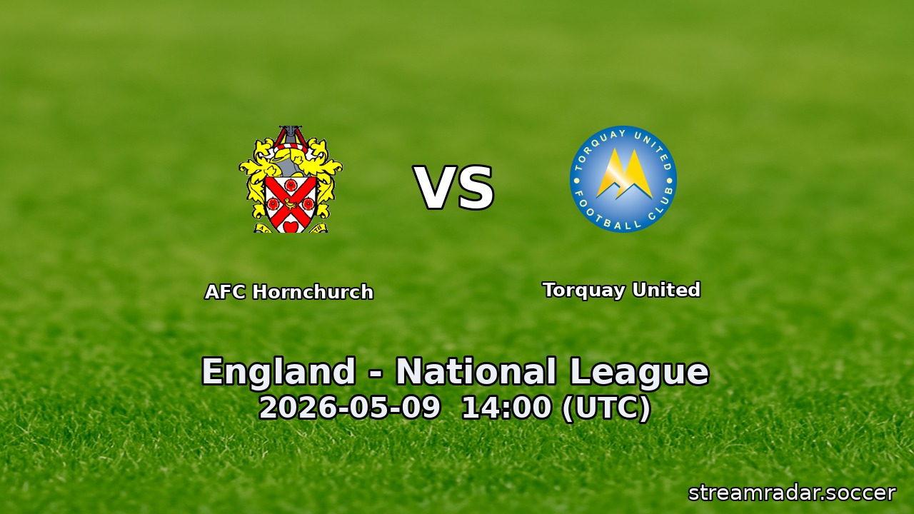 AFC Hornchurch vs Torquay United