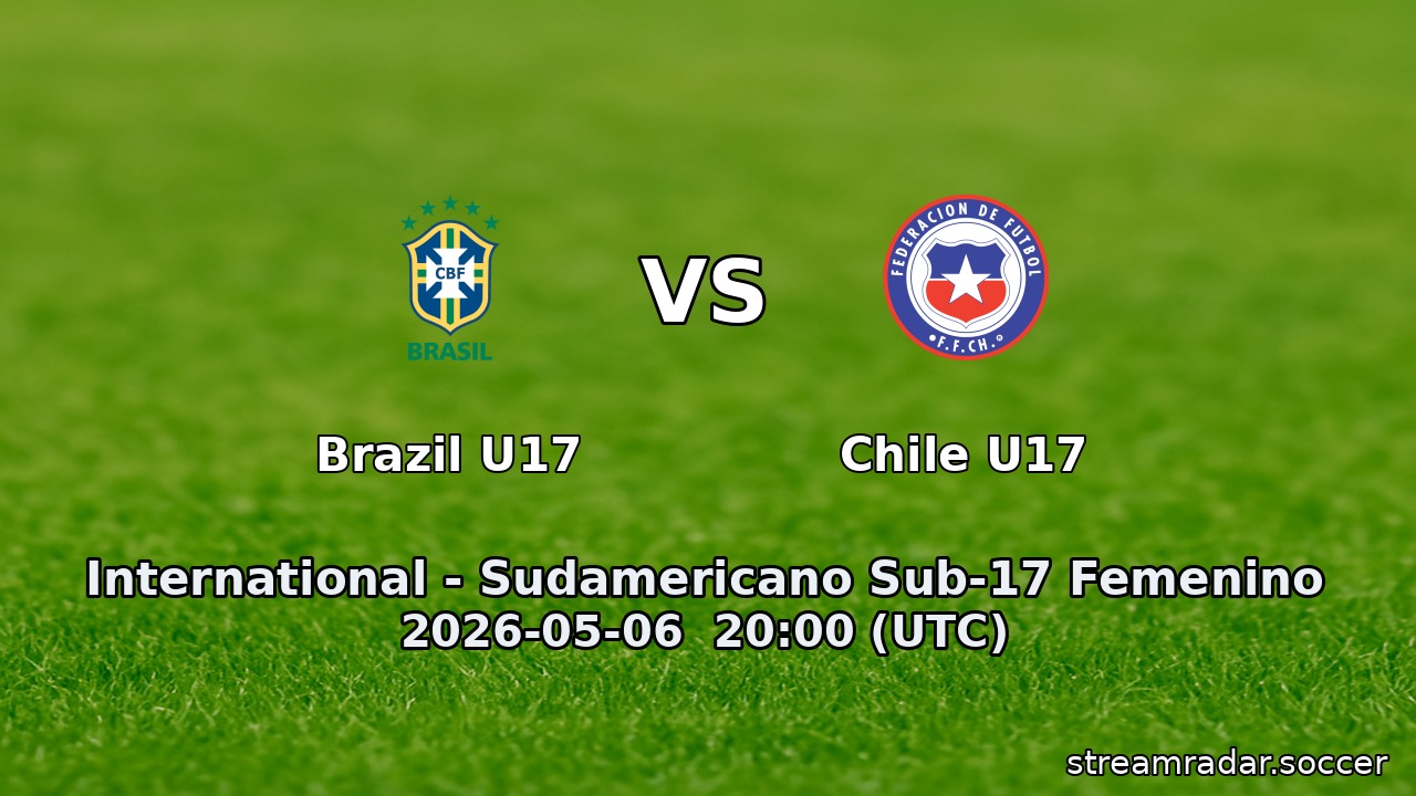 Brazil U17 vs Chile U17