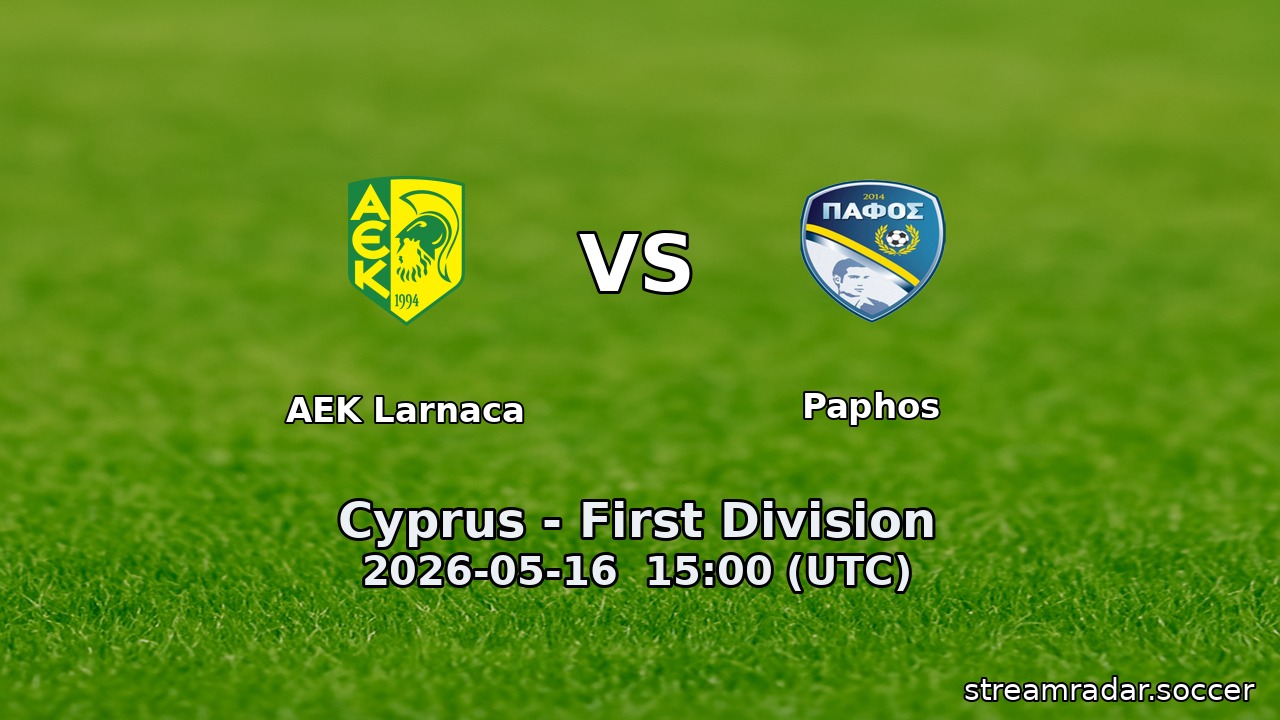 AEK Larnaca vs Paphos