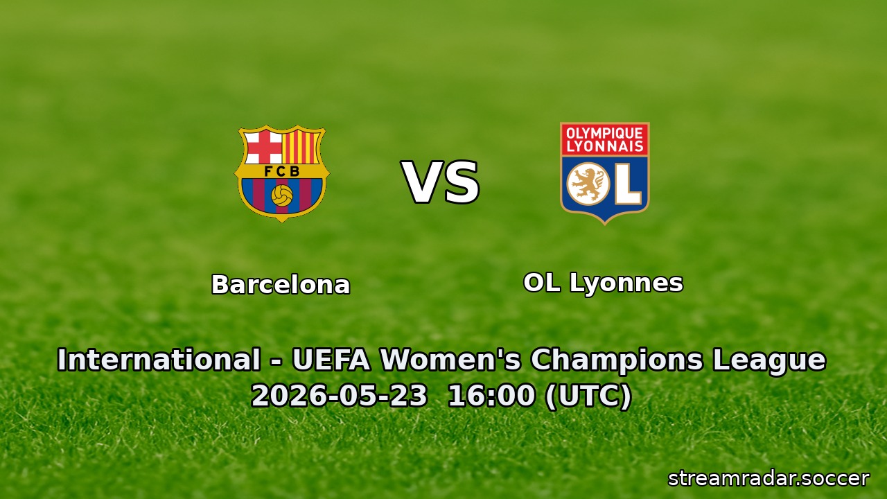 Barcelona vs OL Lyonnes