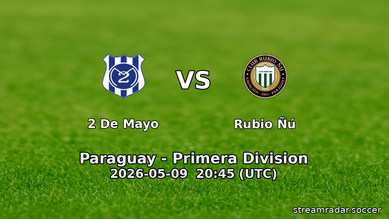 2 De Mayo vs Rubio Ñú