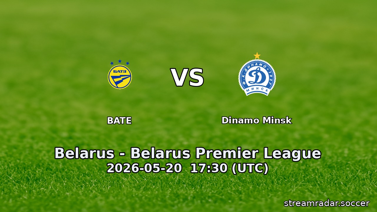 BATE vs Dinamo Minsk