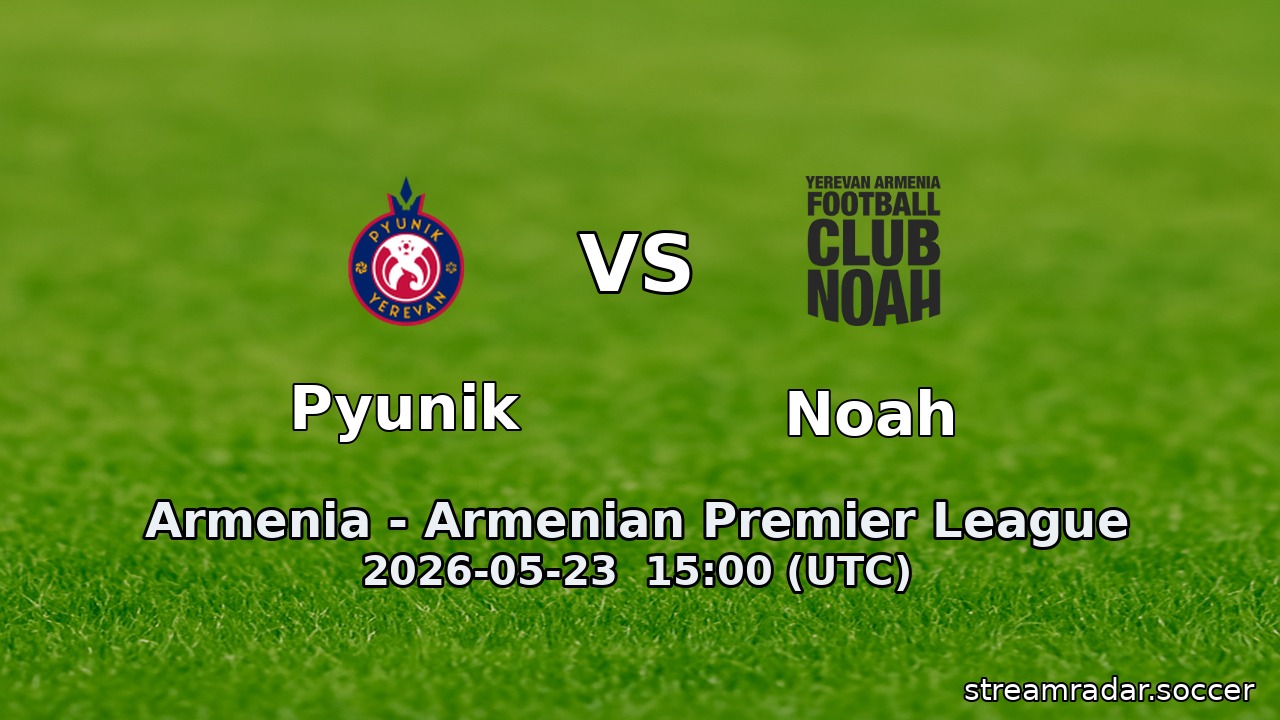 Pyunik vs Noah