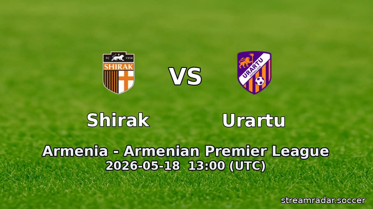 Shirak vs Urartu