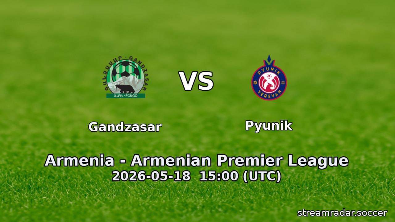 Gandzasar vs Pyunik