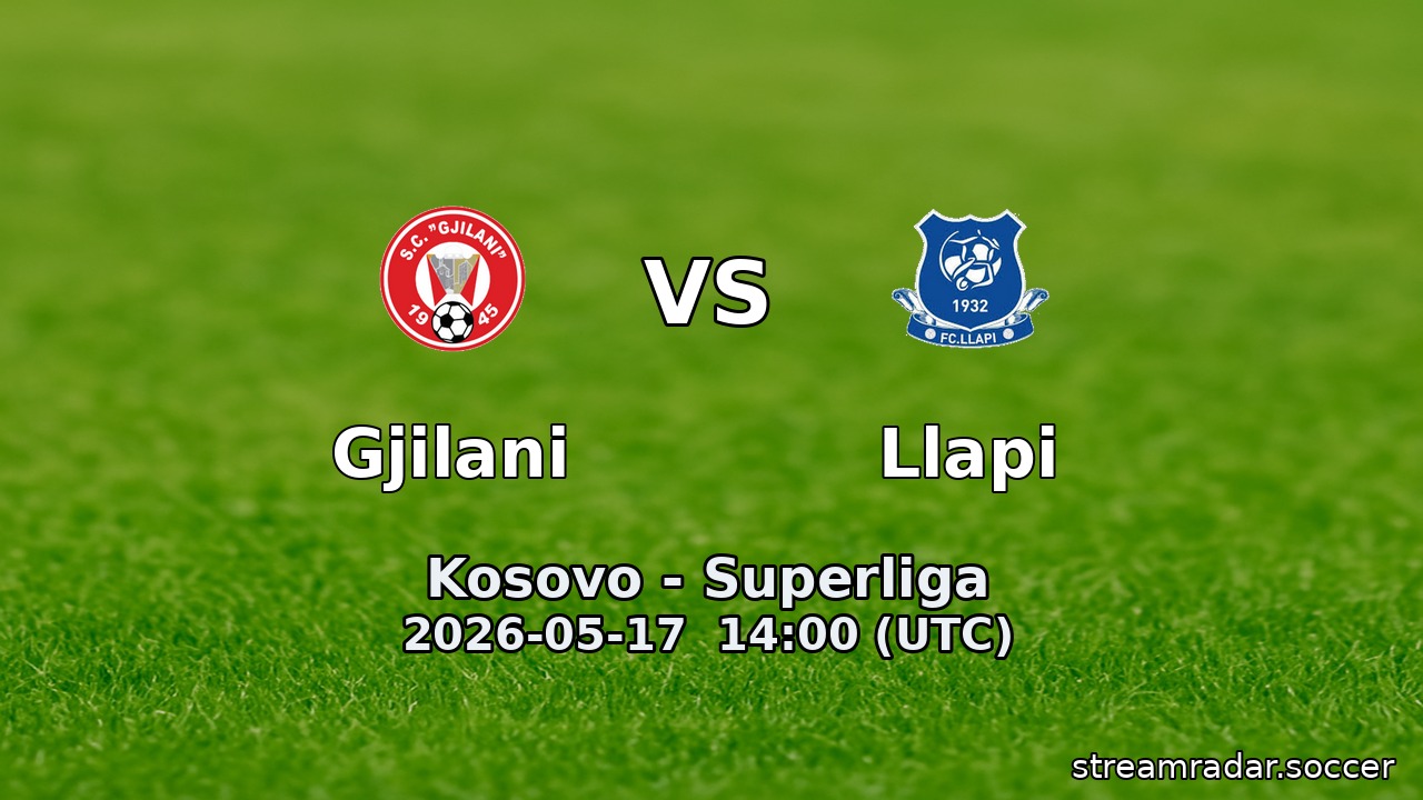 Gjilani vs Llapi