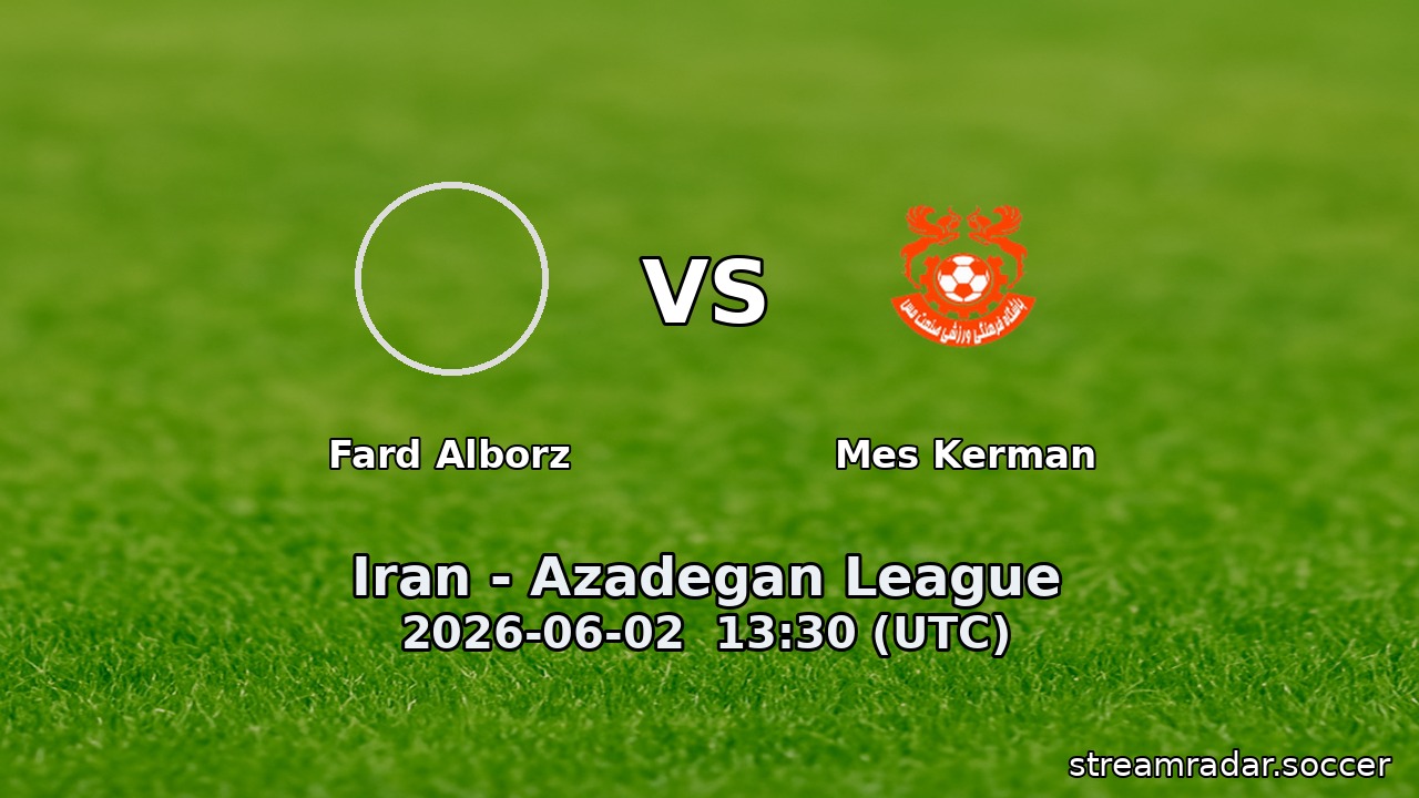 Fard Alborz vs Mes Kerman