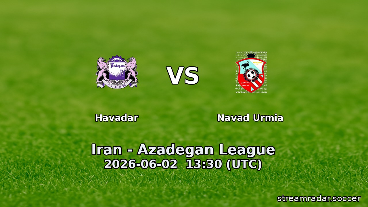 Havadar vs Navad Urmia
