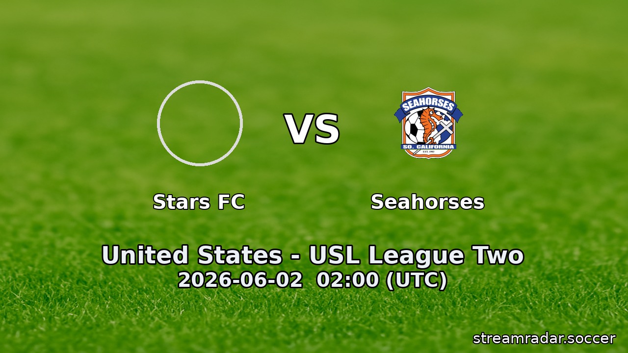 Stars FC vs Seahorses