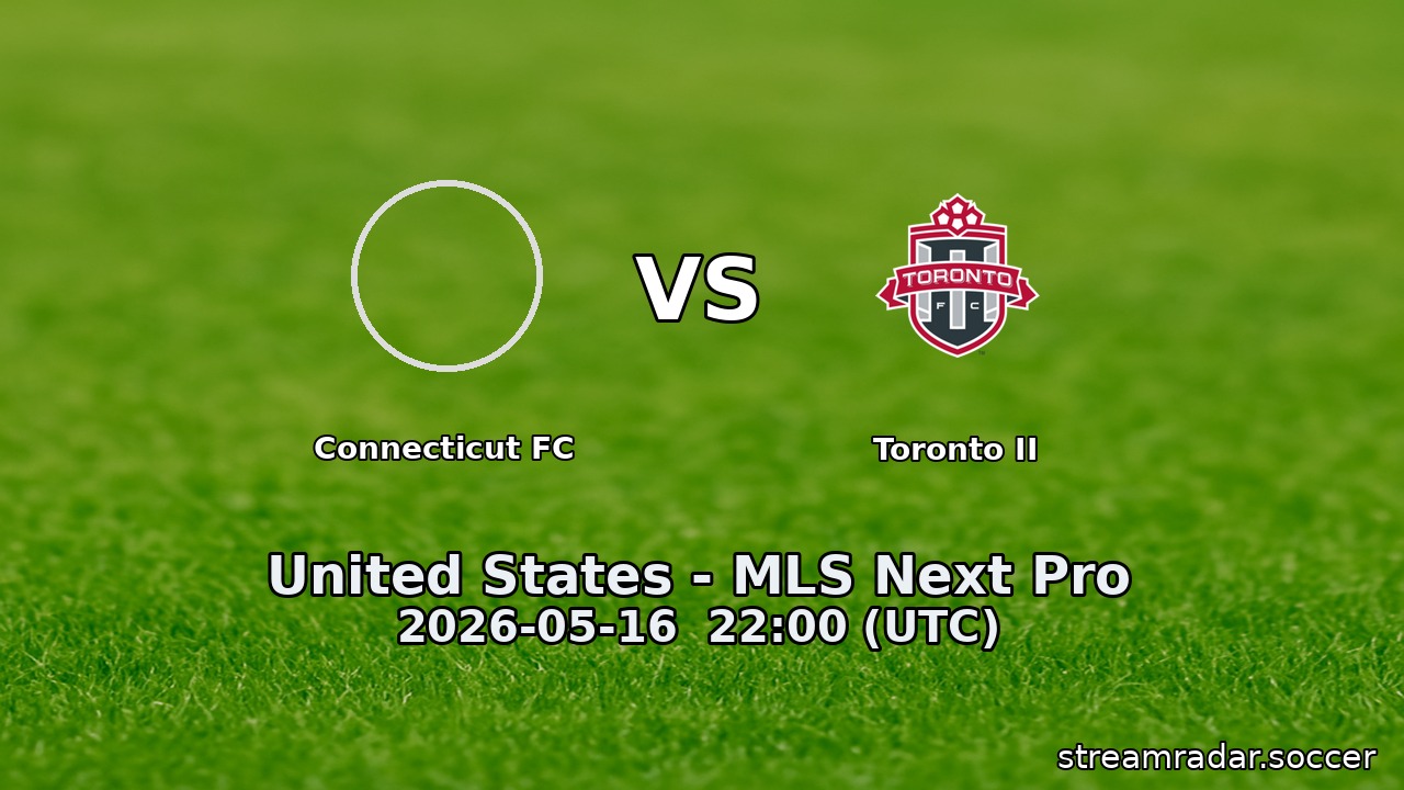 Connecticut FC vs Toronto II