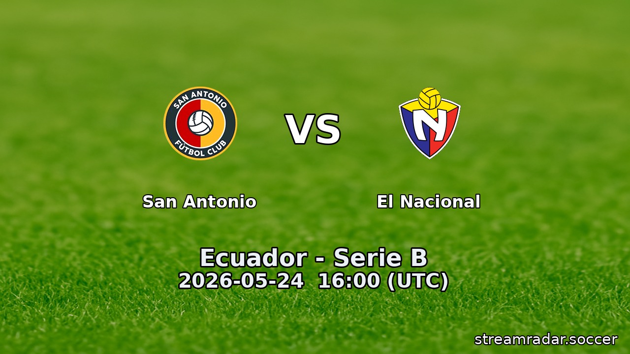 San Antonio vs El Nacional