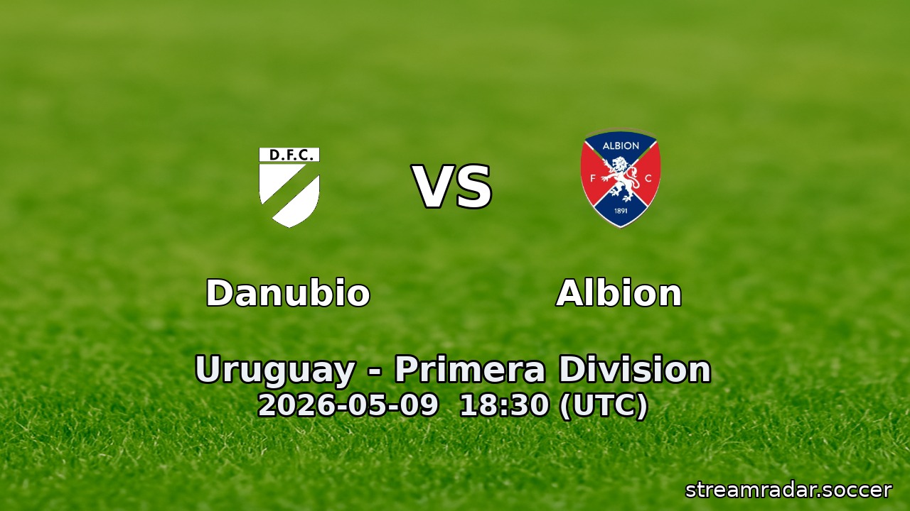 Danubio vs Albion
