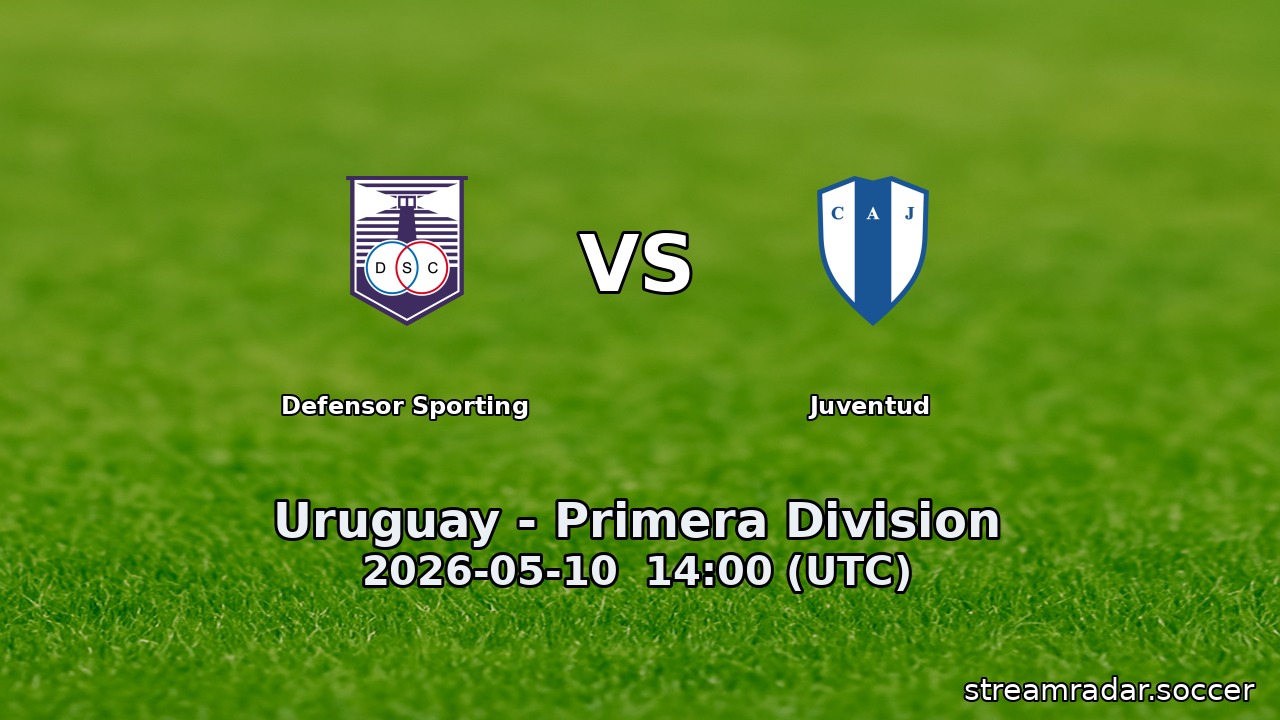 Defensor Sporting vs Juventud