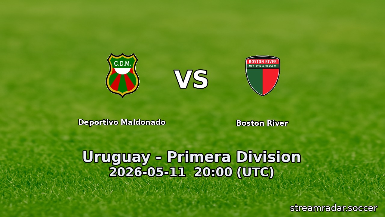 Deportivo Maldonado vs Boston River