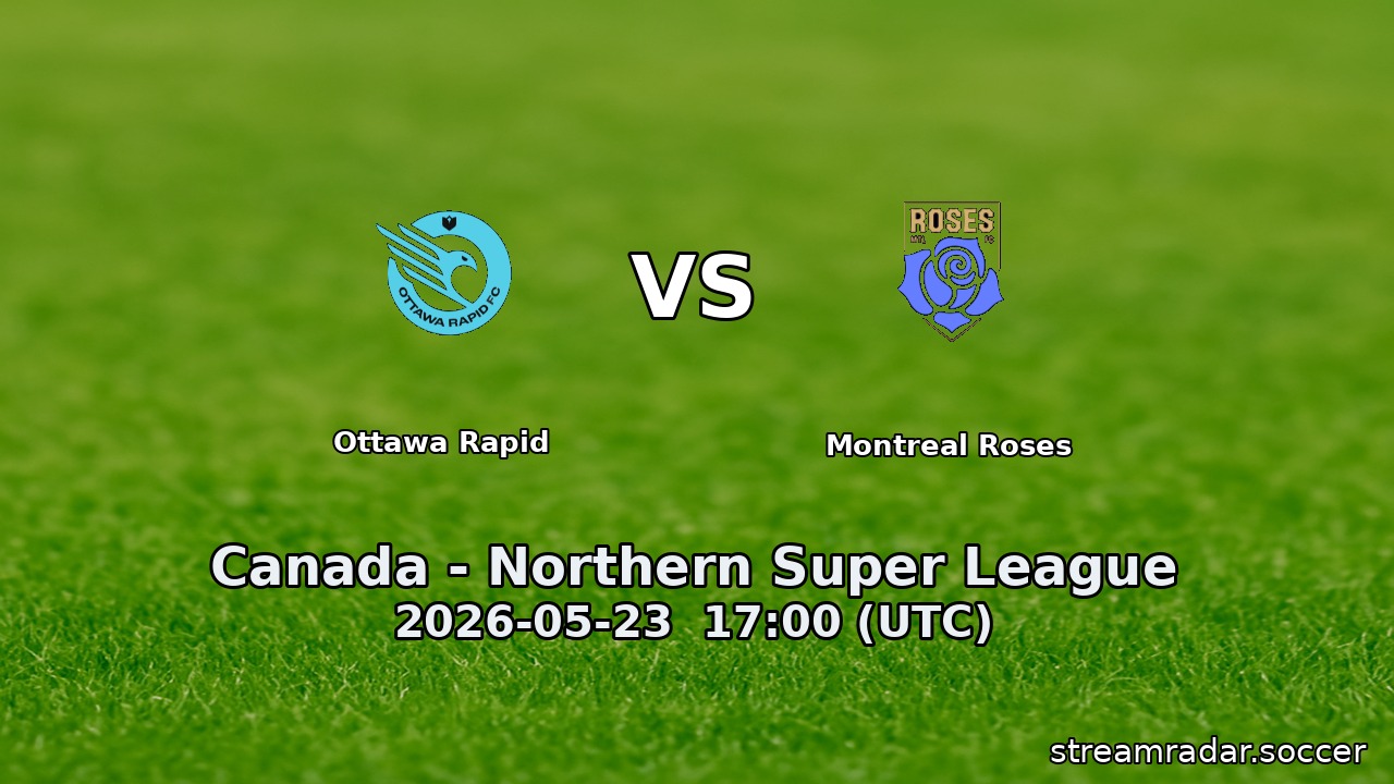 Ottawa Rapid vs Montreal Roses