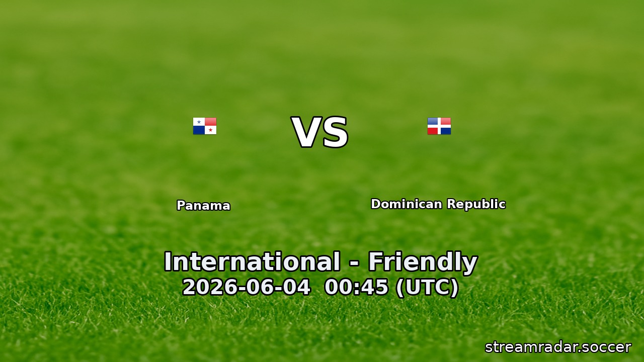 Panama vs Dominican Republic