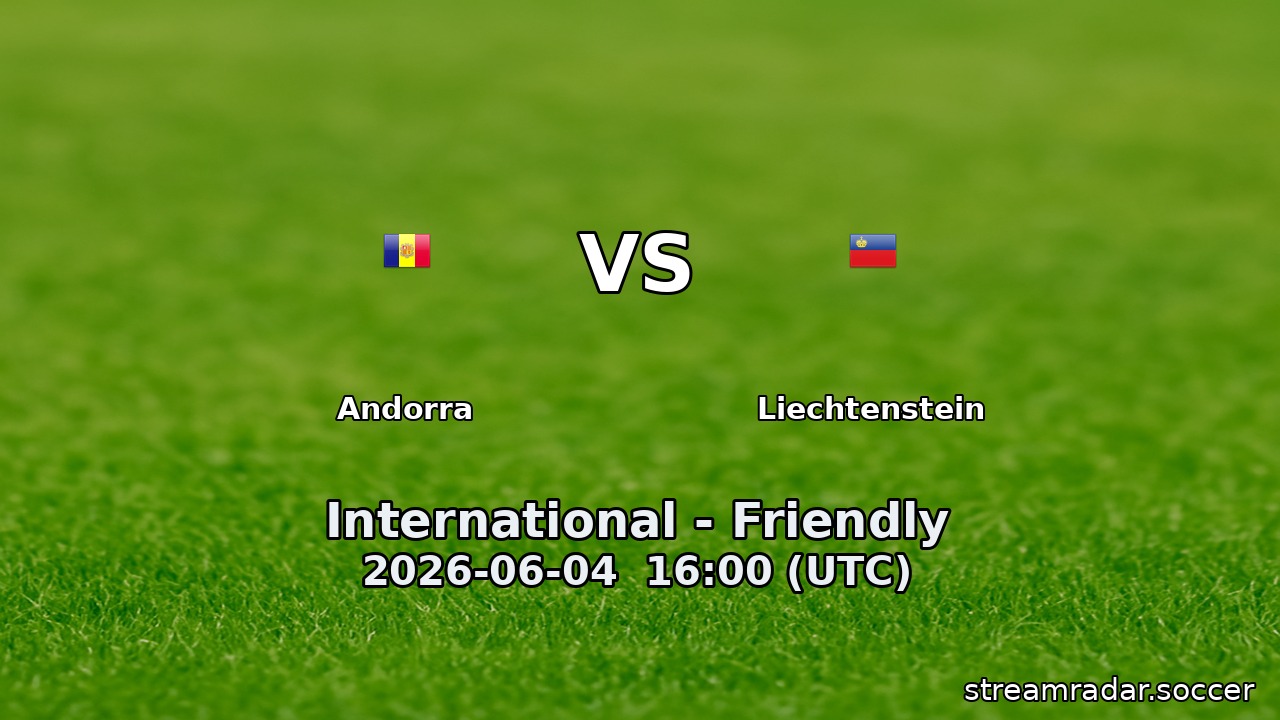 Andorra vs Liechtenstein