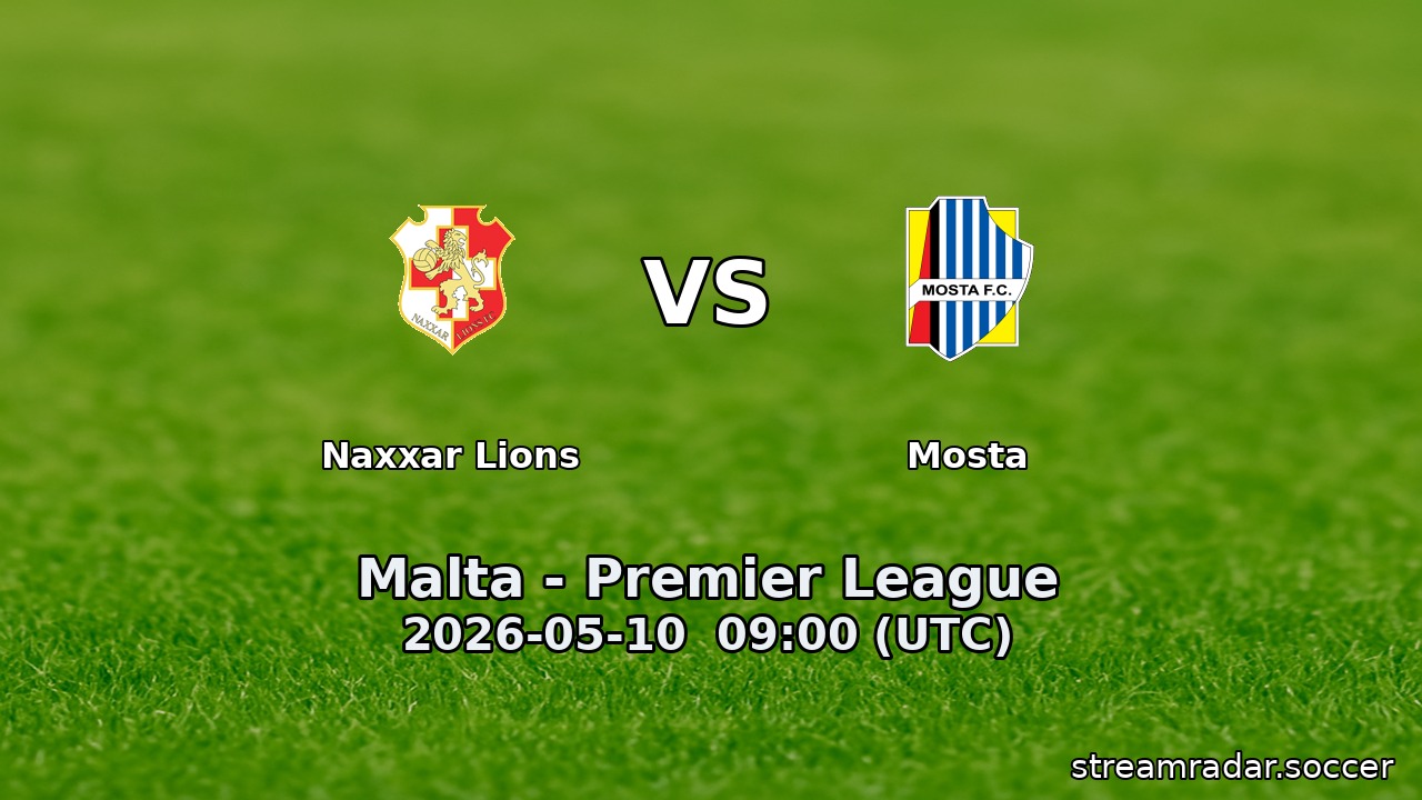 Naxxar Lions vs Mosta