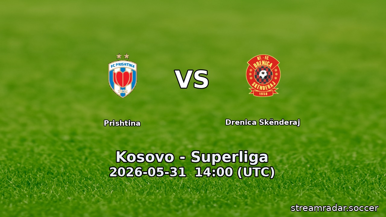 Prishtina vs Drenica Skënderaj