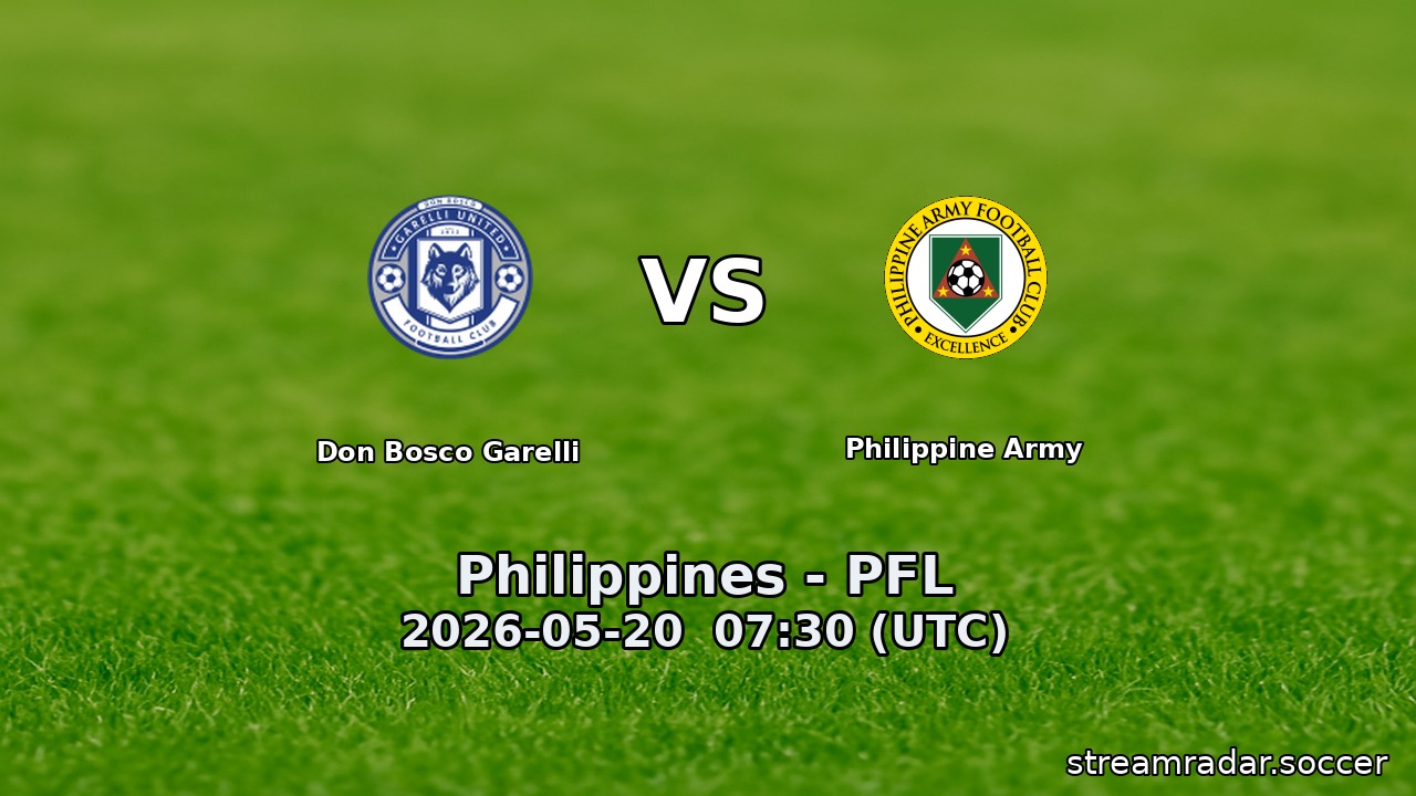 Don Bosco Garelli vs Philippine Army