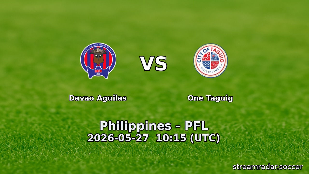 Davao Aguilas vs One Taguig