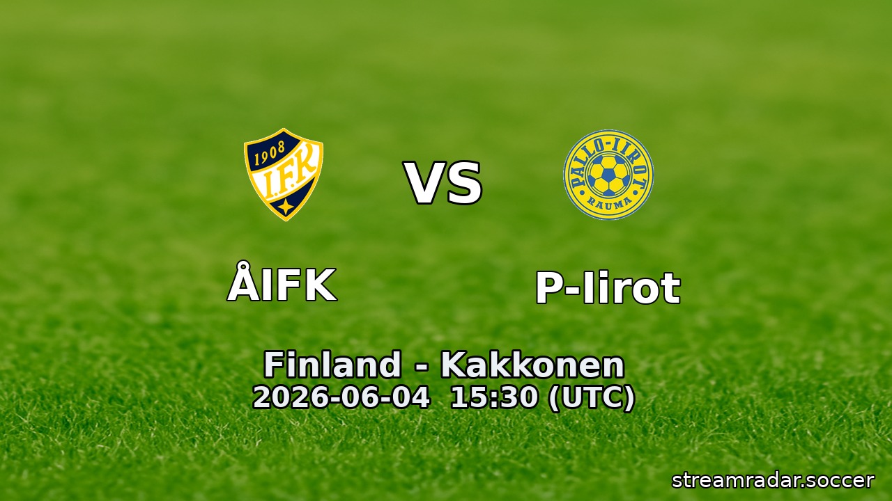 ÅIFK vs P-Iirot