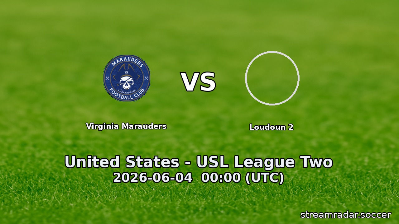 Virginia Marauders vs Loudoun 2