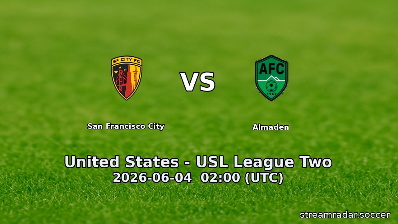 San Francisco City vs Almaden