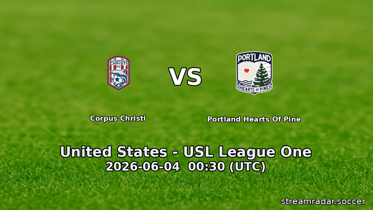 Corpus Christi vs Portland Hearts Of Pine