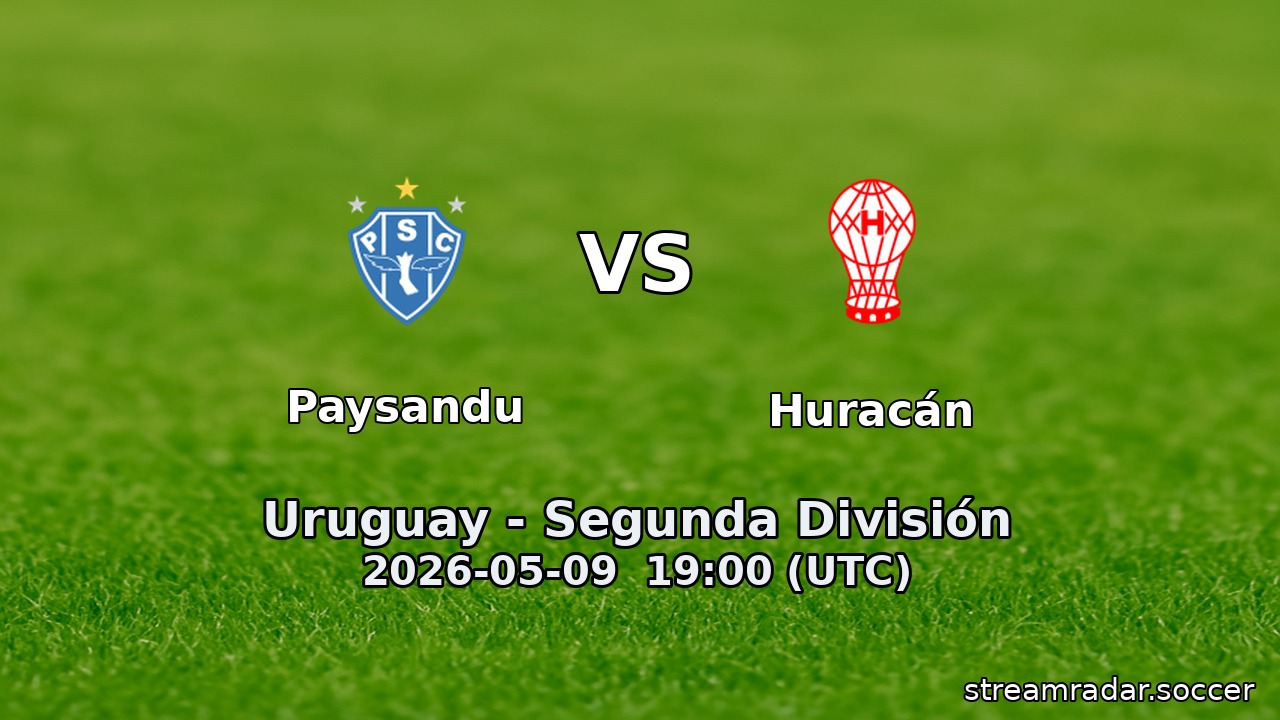 Paysandu vs Huracán