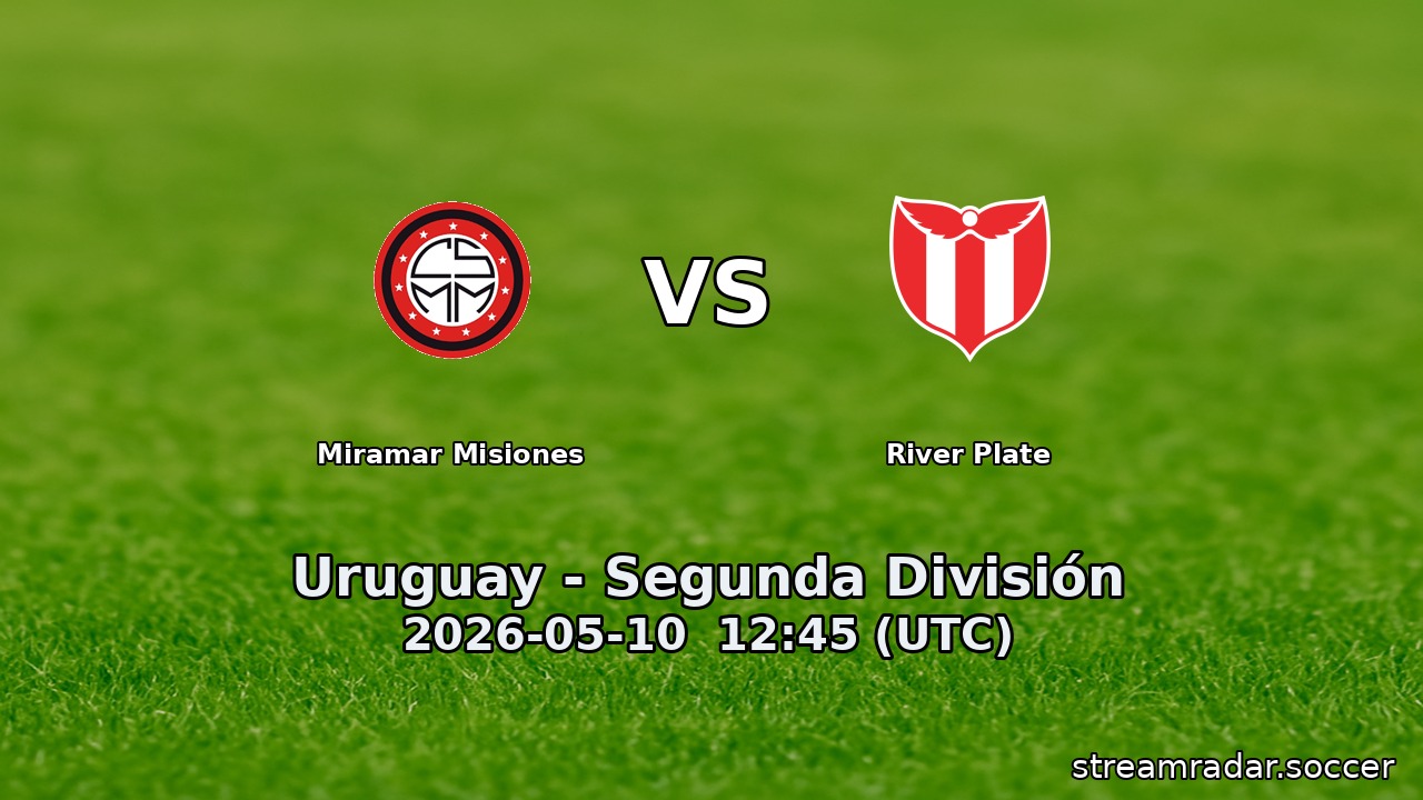 Miramar Misiones vs River Plate