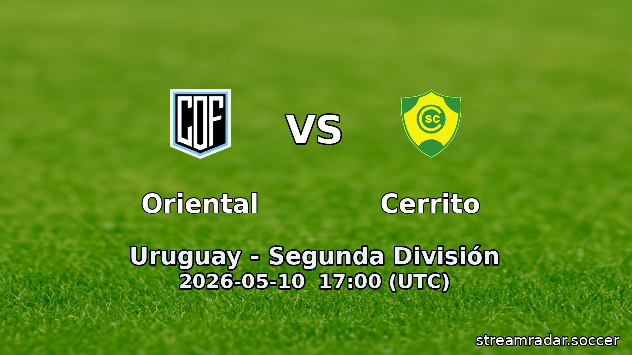 Oriental vs Cerrito