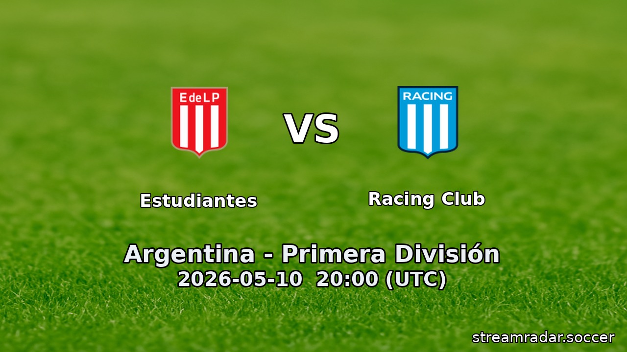 Estudiantes vs Racing Club