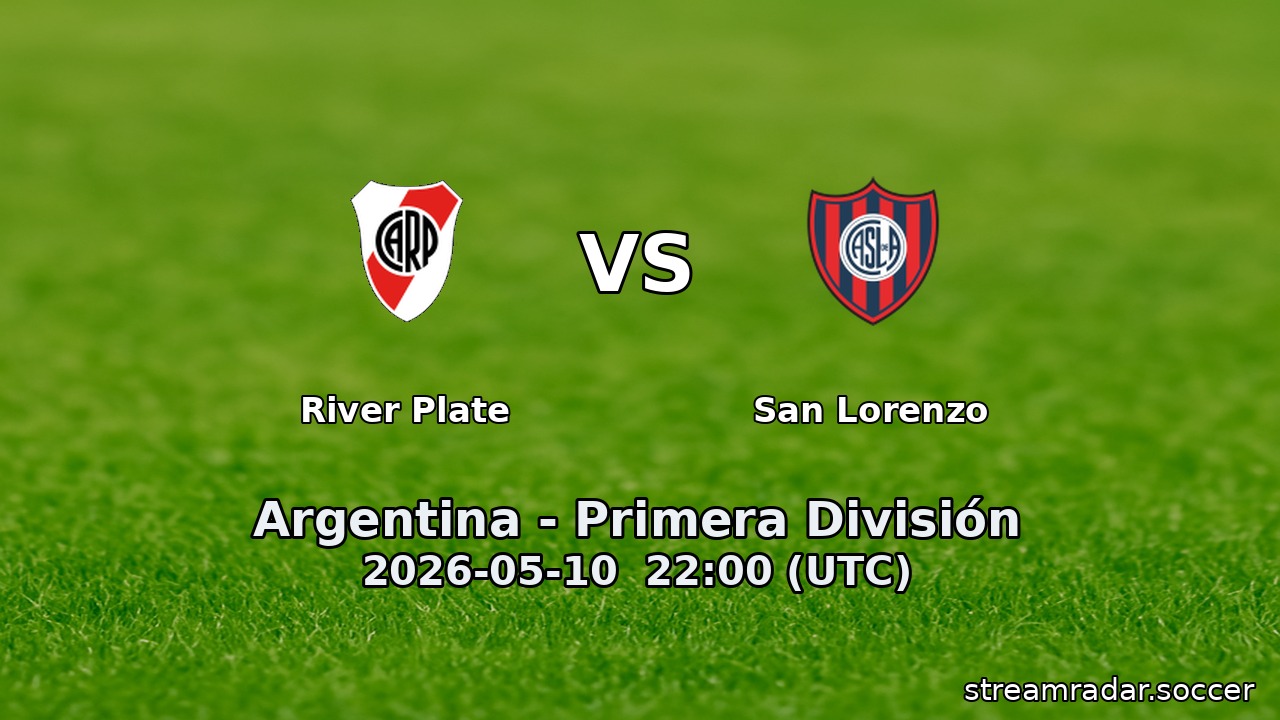 River Plate vs San Lorenzo