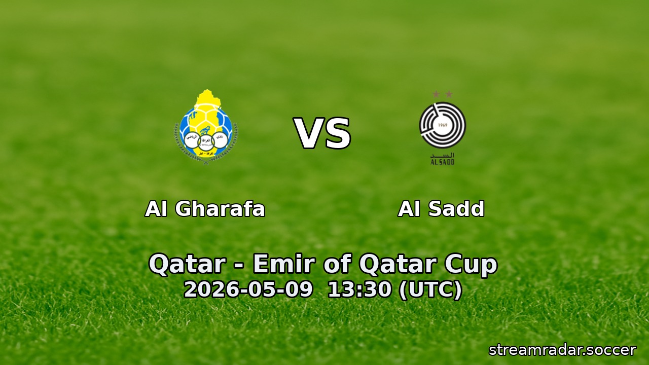 Al Gharafa vs Al Sadd