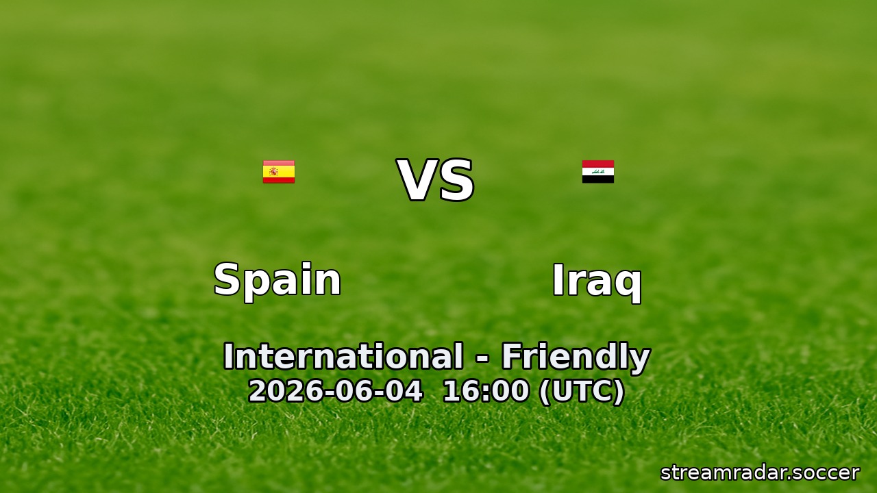 Spain vs Iraq