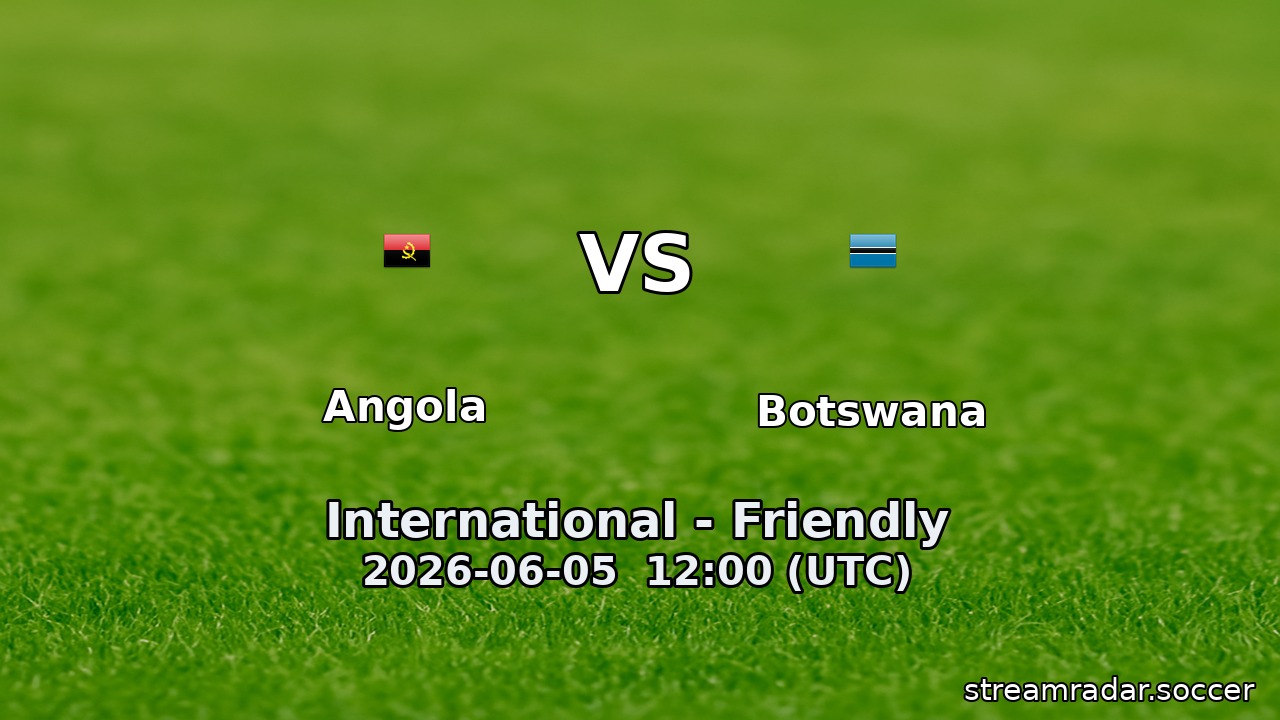Angola vs Botswana