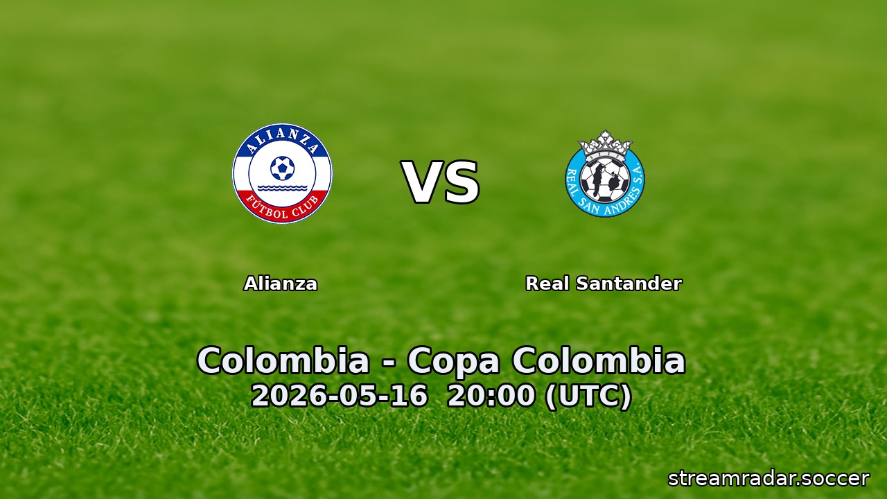 Alianza vs Real Santander