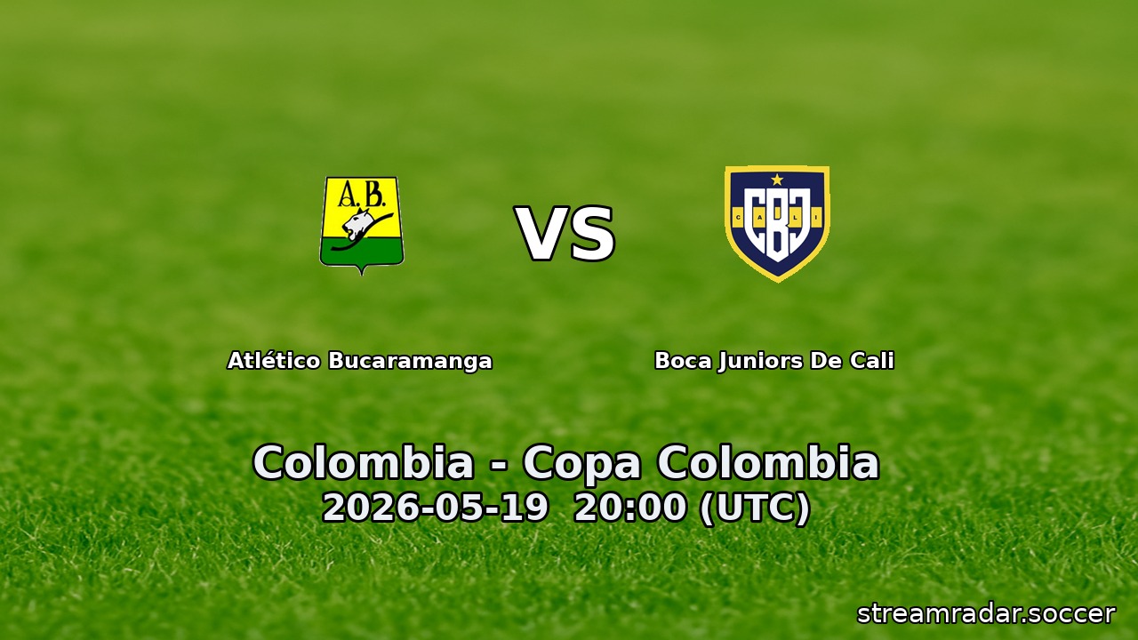Atlético Bucaramanga vs Boca Juniors De Cali